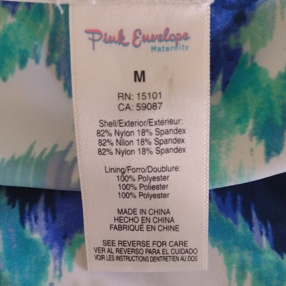 Pink Envelope Strapless Patterned 2-Piece Swimsui… - image 2